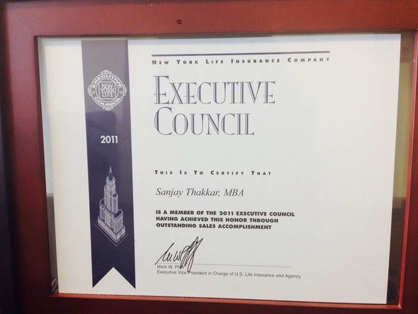2011 Executive Council award